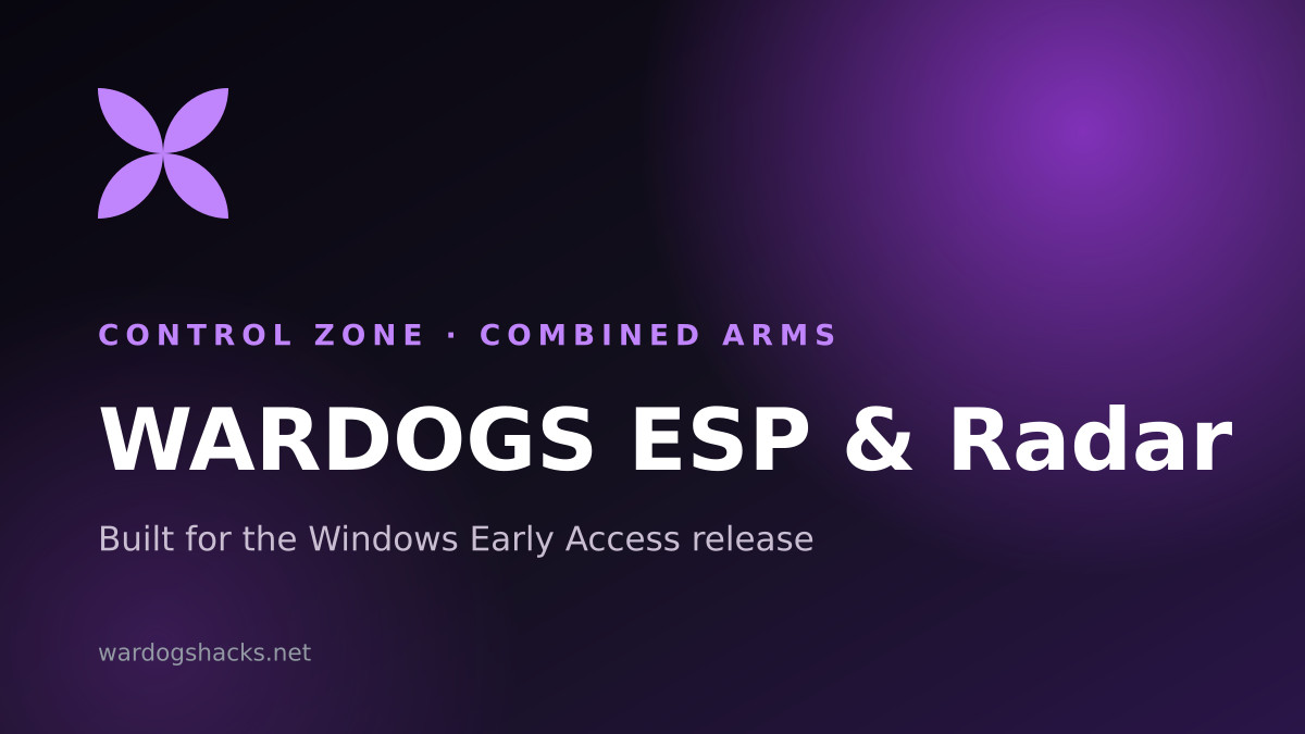 WARDOGS hacks guides and setup artwork